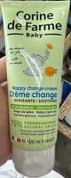 Crème change apaisante peaux sensibles