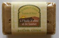 Savon d'Alep à l'huile d'olive et de laurier parfum citron