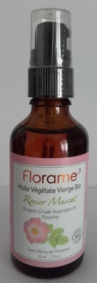 Huile végétale vierge bio Rosier muscat