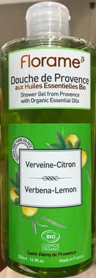 Douche de Provence aux huiles essentielles bio Verveine-Citron