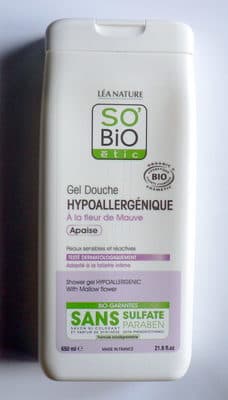 Gel Douche Hypoallergénique à la fleur de Mauve - Léa Nature - So'Bio étic - 650 ml