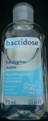 Bactidose Gel hygiène mains