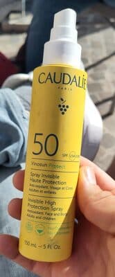 spray invisible haute protection vinosun pritect indice 50