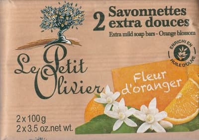 Savonnettes extra douces Fleur d'oranger