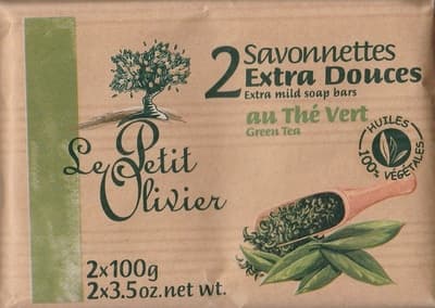 Savonnettes extra douces au Thé vert