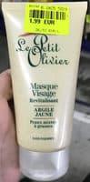Masque Visage Revitalisant Argile Jaune