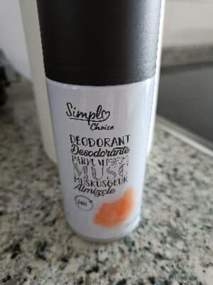 déodorant parfum musk 24h simply choice