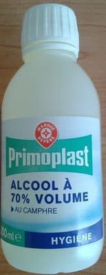 Alcool à 70% volume au camphre