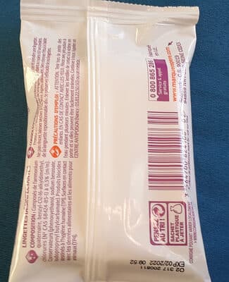 lingettes désinfectantes