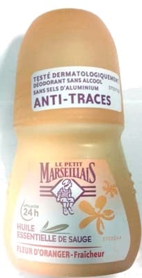 Déodorant Huile Essentielle de Sauge Fleur d'Oranger Fraîcheur