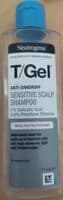 T/Gel anti-dandruff sensitive scalp shampoo