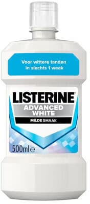 Listerine Advanced White Milde Smaak Mondwater