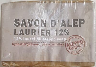 Savon d'Alep Laurier 12%