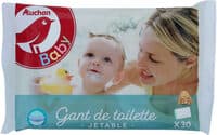 Gant de toilette jetable