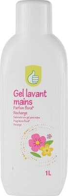 Gel lavant mains parfum floral