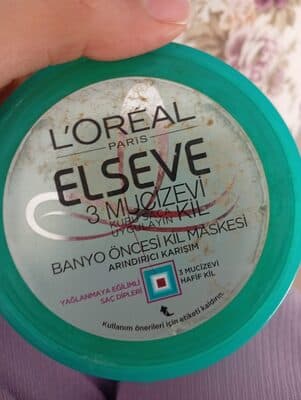 L’Oréal Paris Elseve 3 Mucizevi Kil Banyo Öncesi Kil Maskesi