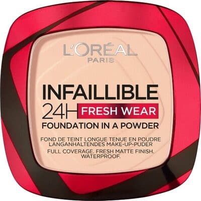 L'Oréal Paris Infaillible 24H Fresh Wear 180 Rose Sand Foundation in a Powder