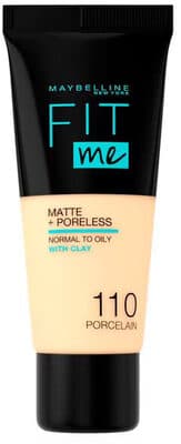 Maybelline New York Fit Me Matte & Poreless 110 Porcelain Foundation