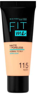 Maybelline New York Fit Me Matte & Poreless 115 Ivory Foundation