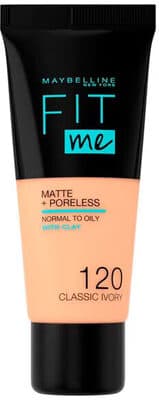 Maybelline New York Fit Me Matte & Poreless 120 Classic Ivory Foundation