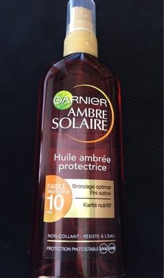 Huile ambrée protectrice FPS 10