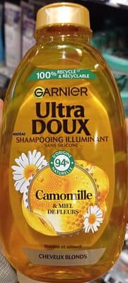 shampoing illuminant, camomille et miel de fleurs