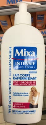 Lait corps raffermissant post-grossesse