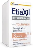 Détranspirant Tolérance
