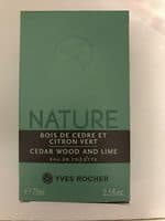 Nature Bois de cèdre et Citron vert