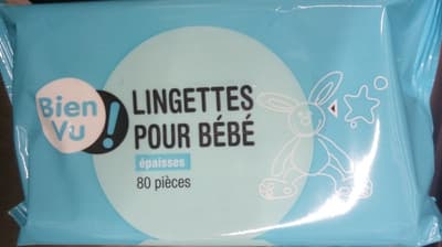Lingettes pour bébé épaisses 80 pièces