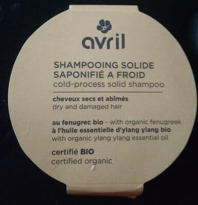 shampooing solide saponifié à froid