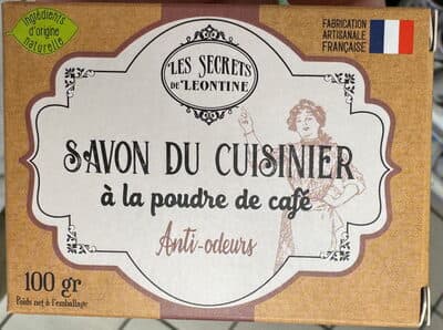 Savon du cuisinier à la poudre de café