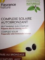 Complexe solaire autobronzant