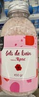 Sels de bain parfum rose
