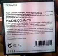 Poudre compacte P03 beige doré