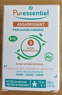 Pain savon surgras assainissant