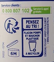 Dentifrice fraîcheur menthe