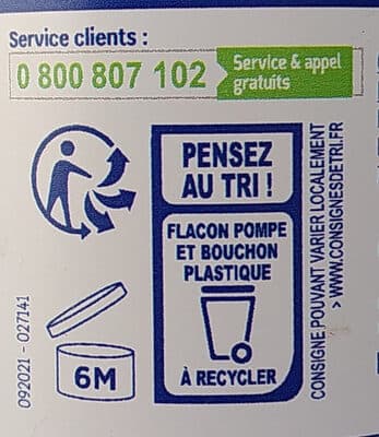 Dentifrice fraîcheur menthe
