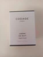CODAGE Paris Besleyici ve Nemlendirici Gece Kremi