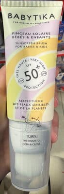 Pinceau solaire bébés & enfants SPF50+