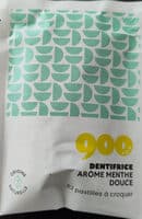 dentifrice arôme menthe douce