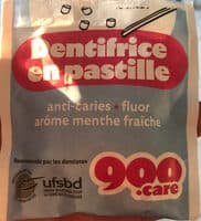 Dentifrice en pastille