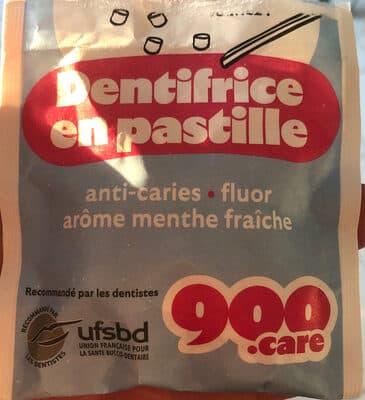 Dentifrice en pastille