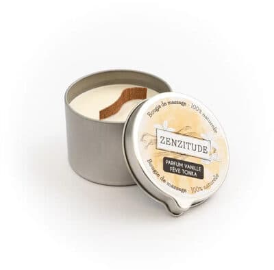 bougie de massage vanille tonka
