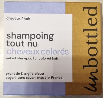 Shampoing tout nu cheveux colorés