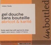 gel douche sans bouteille abricot & karité