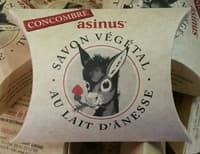 Savon végétal au lait d'ânesse Concombre