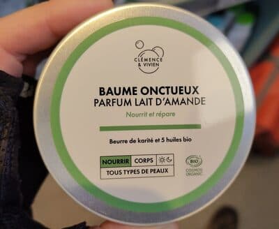 Baume onctueux parfum lait d'amande