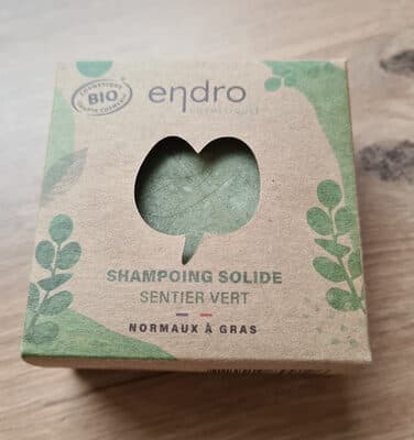 shampooing solide sentier vert