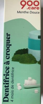 Dentifrice à croquer - Menthe douce
